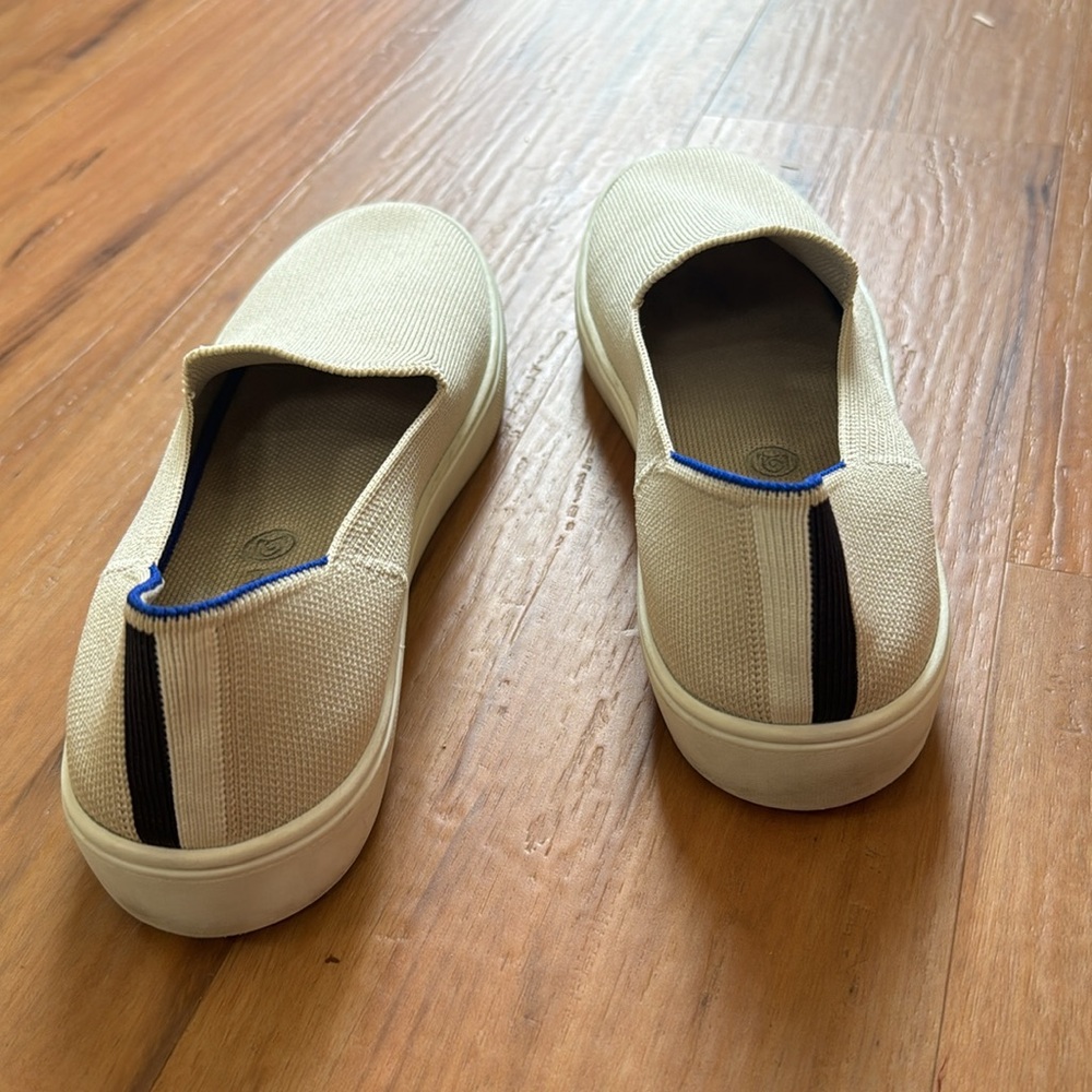 Rothy's Cream Slip-On Sneakers - Picture 4 of 7